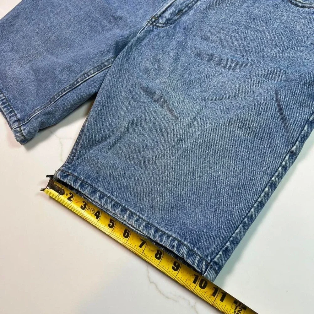 Route 66 Denim Shorts Mens Relaxed Fit Blue Jean Jorts Size 36 Medium Wash